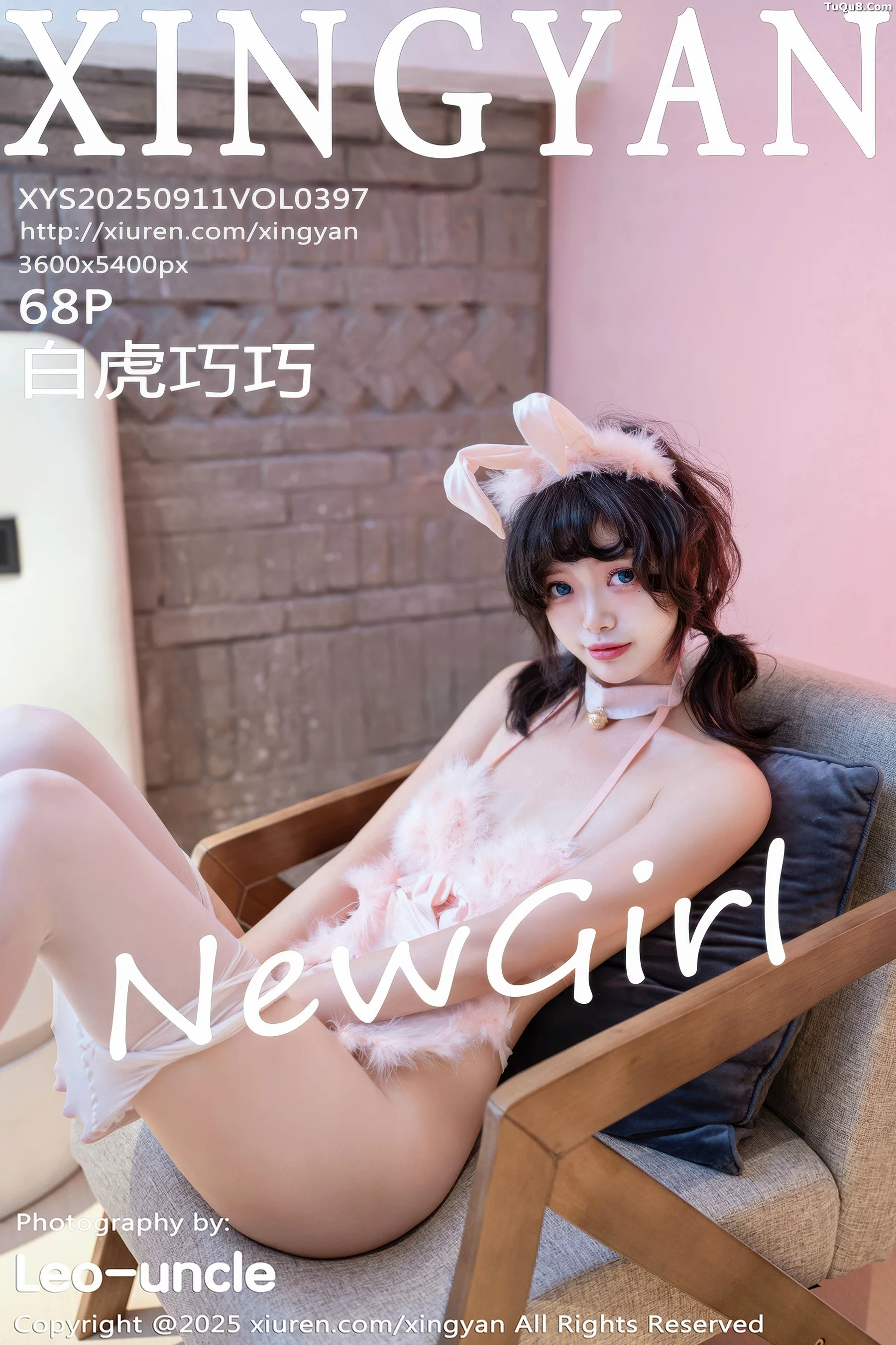 Xgyw.Org_[XINGYAN星颜社]VOL.397_新人模特白虎巧巧性感粉色情趣内衣配白丝袜秀完美身材诱惑写真68P
